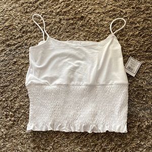 Super Cute Soft White Tank